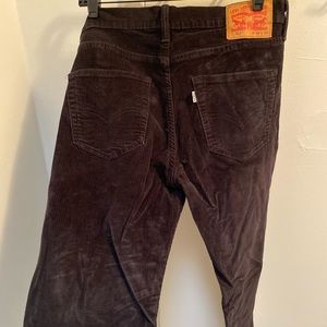 Vintage Levi’s Black Corduroy Pants